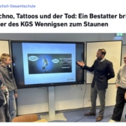 Wenn Bestatter an Schulen von ihrer Arbeit erzählen, von Verwesungsprozessen und Autolyse, aber auch von bunten Abschiedsfeiern und persönlichen Ritualen ...